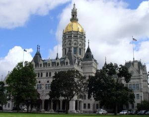 Capitol building in downtown Hartford, CT