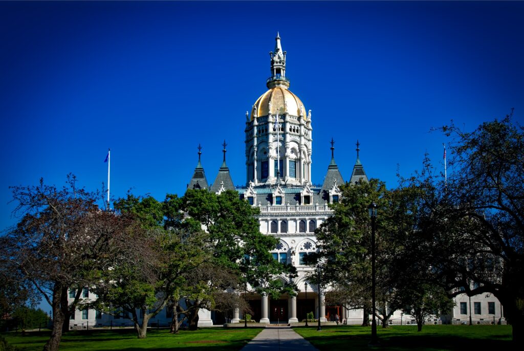 Capitol Building in Downtown Hartford, Connecticut